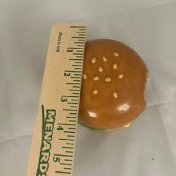 Hamburger ceramic trinket box - Picture 4 of 5